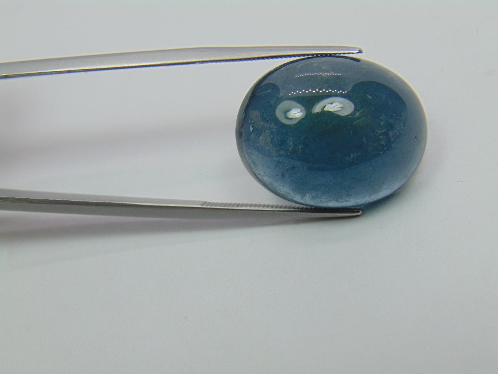 27.40ct Aquamarine Cabochon 12x7mm