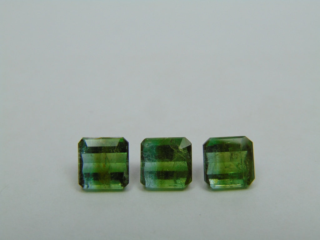 4.25ct Tourmaline Bicolor 6mm