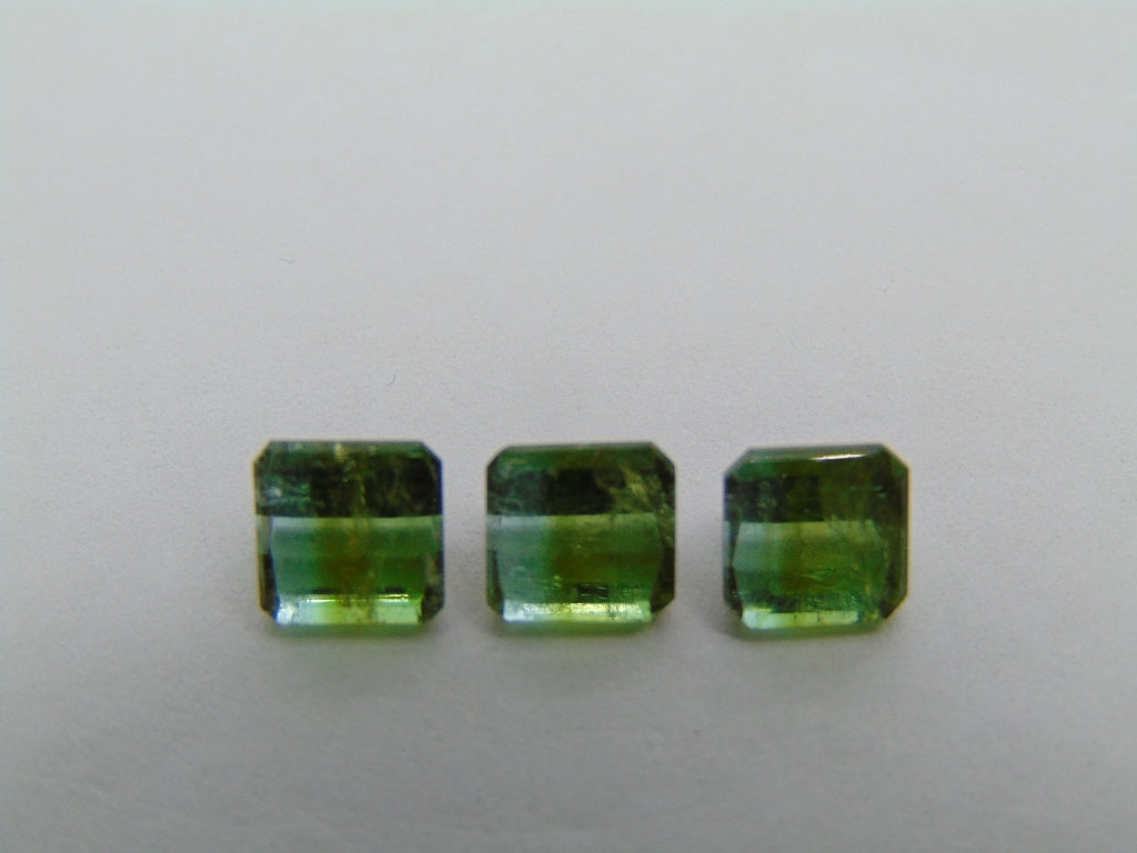 4.25ct Tourmaline Bicolor 6mm