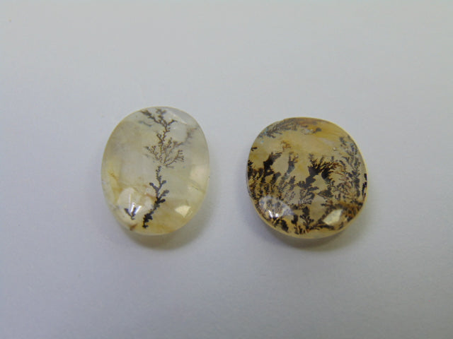 16.30ct Dendrite 16x14mm 17x13mm