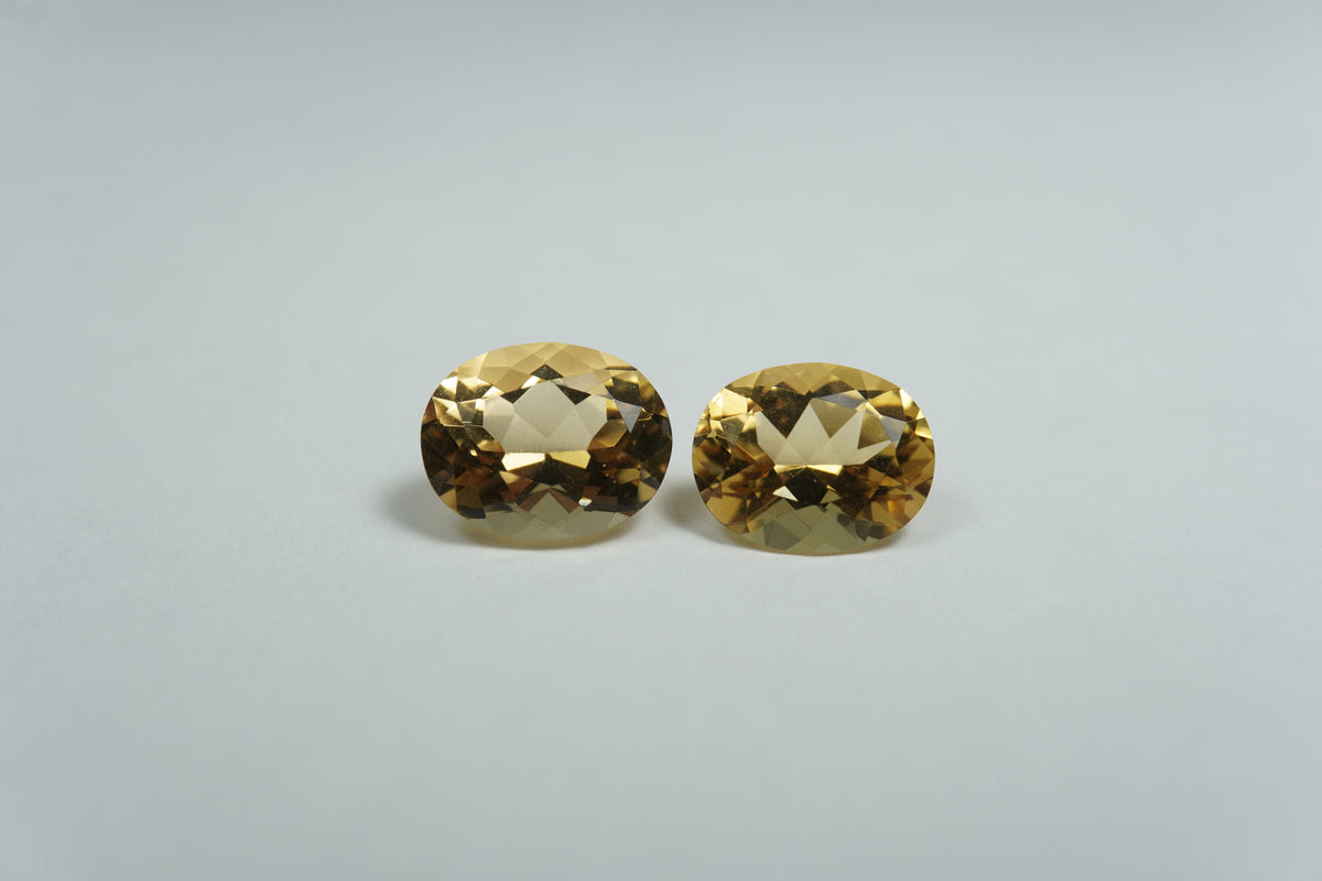 3.68ct Beryls 9x7mm