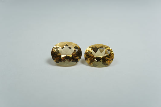 3.68ct Beryls 9x7mm