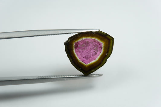 5.43ct Watermelon tourmaline 14x12mm