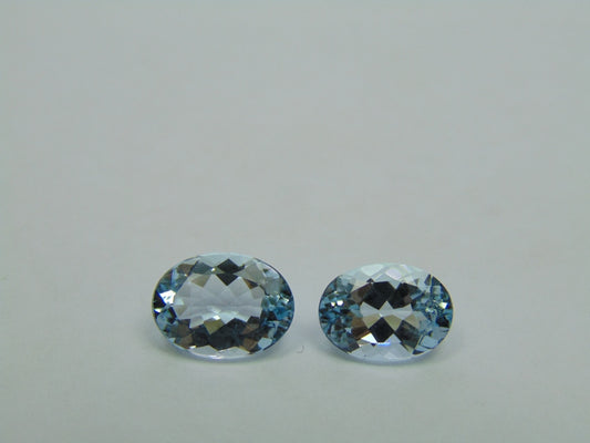 3.95ct Aquamarine 10x7mm 9x7mm