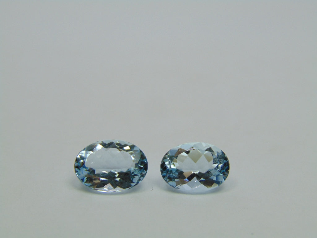 3.95ct Aquamarine 10x7mm 9x7mm