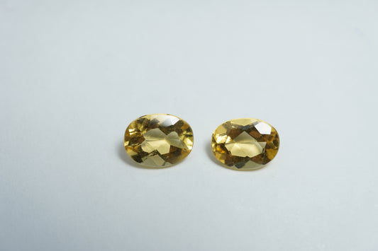 2.14ct Beryl pair 8x6mm
