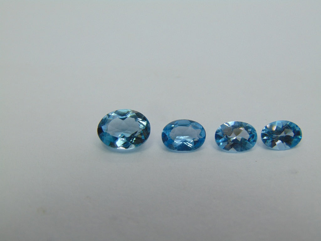 4.80ct Topaz 9x7mm 7x5mm