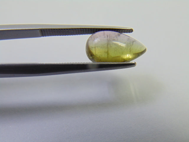 2.95ct Tourmaline Bicolor Cabochon 12x7mm