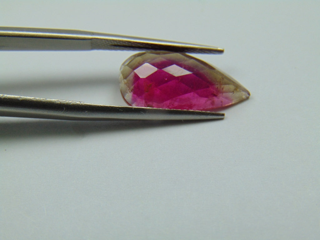 4.40ct Tourmaline Bicolor 17x8mm