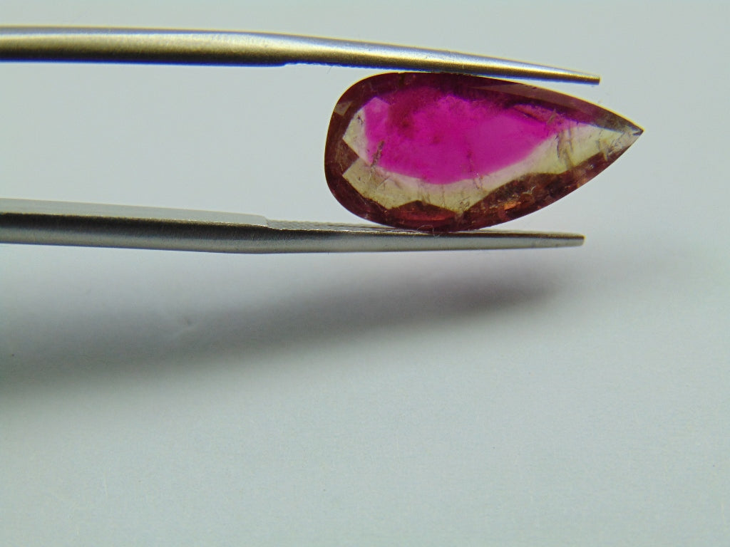 4.40ct Tourmaline Bicolor 17x8mm