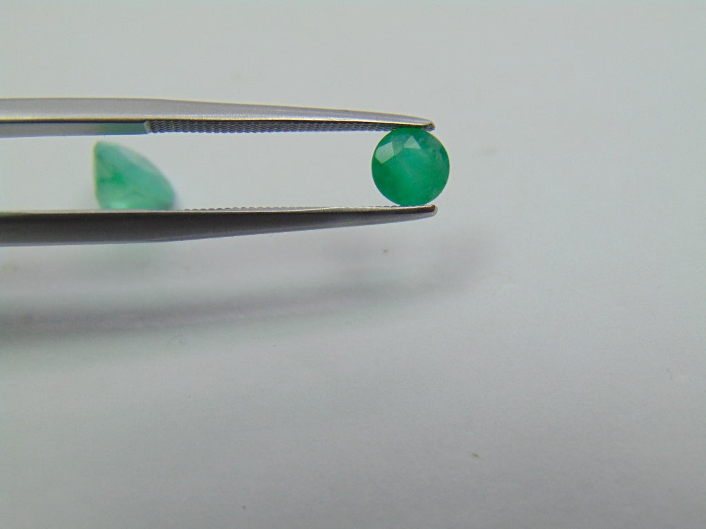 1.94ct Emerald 7mm 5mm