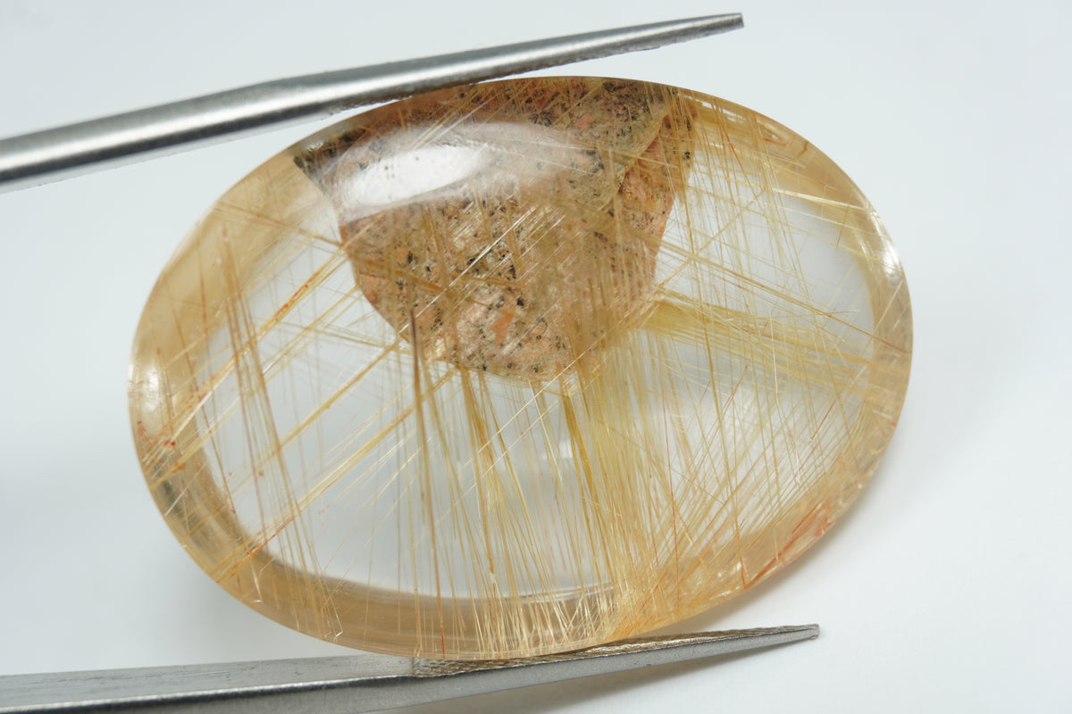 56.50ct Rutile cabochon 34x24mm