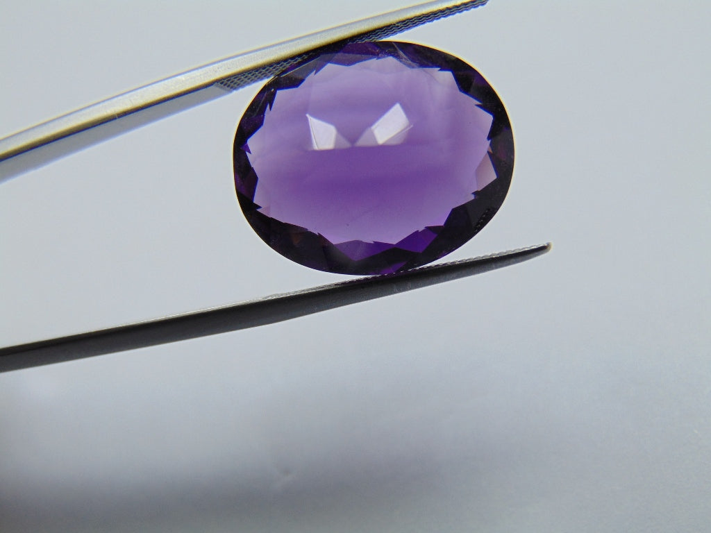 12.90ct Amethyst 18x15mm