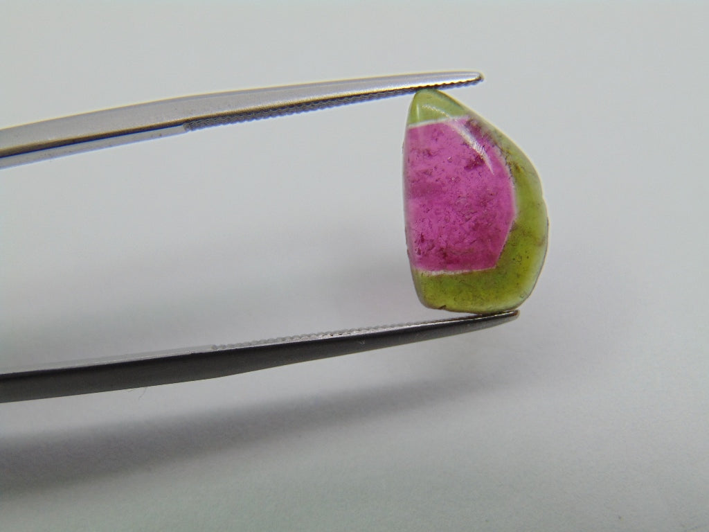 4.28ct Watermelon Tourmaline 13x9mm