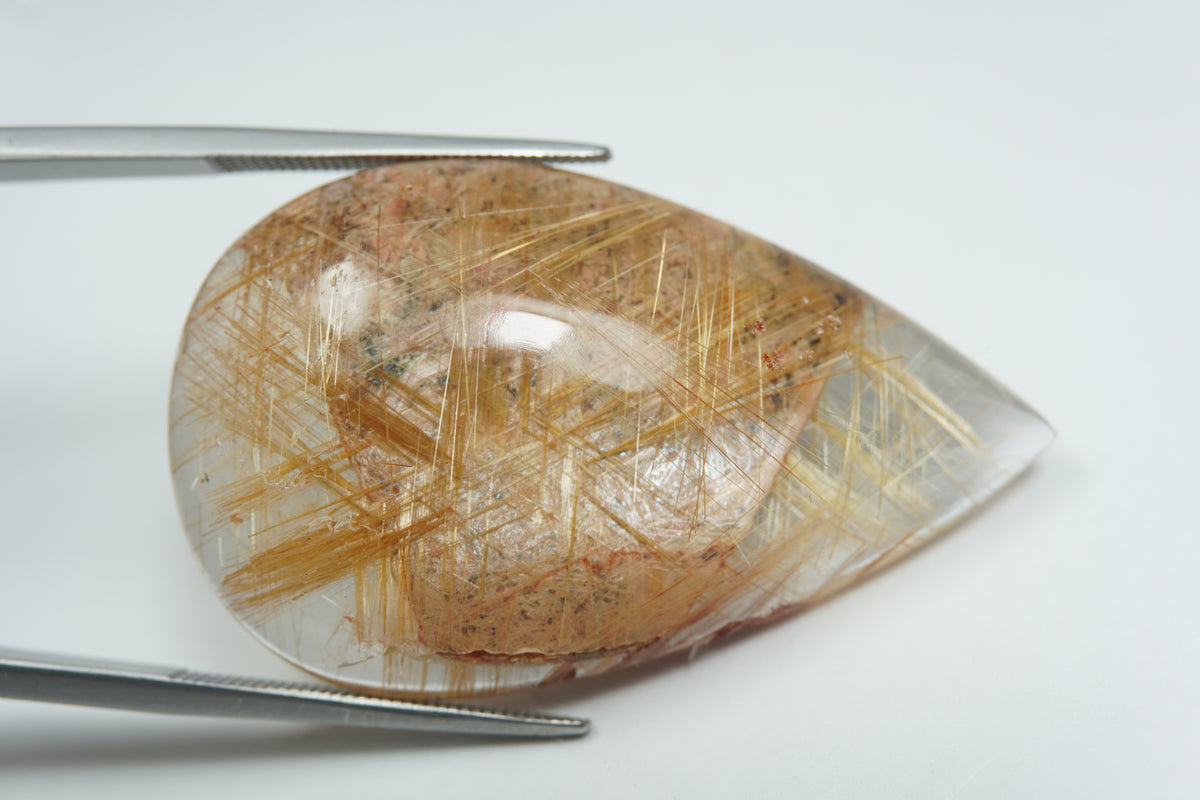 53.10ct Rutile cabochon 40x25mm
