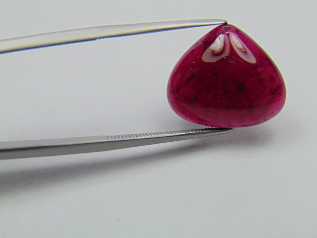 10.30ct Rubellite Cabochon 17x15mm