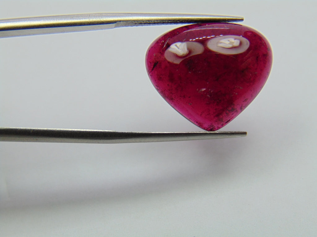 10.30ct Rubellite Cabochon 17x15mm