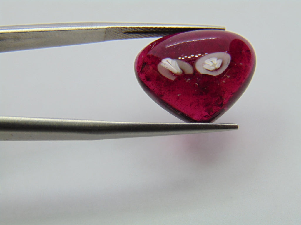 10.30ct Rubellite Cabochon 17x15mm