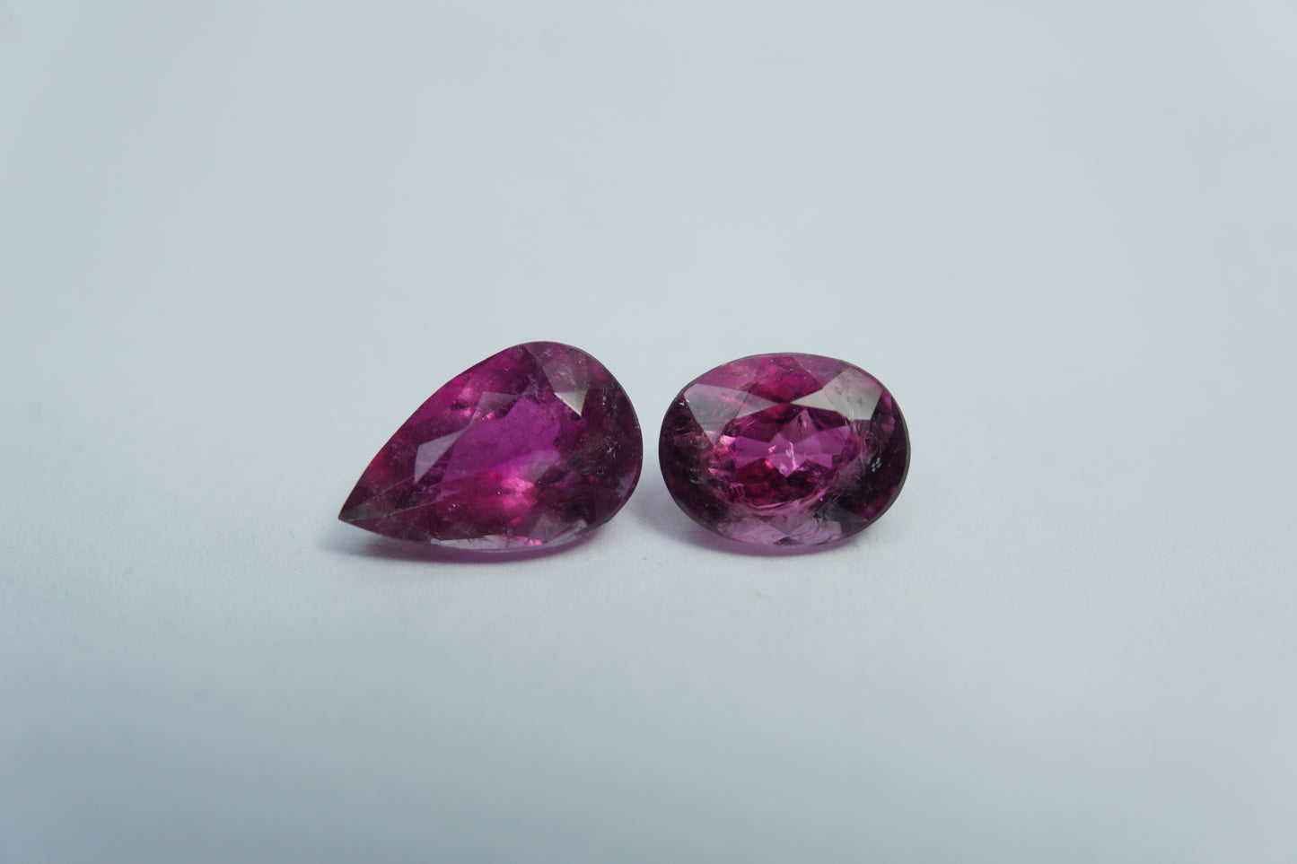 4.45ct Tourmalines 11x7mm / 9x7mm