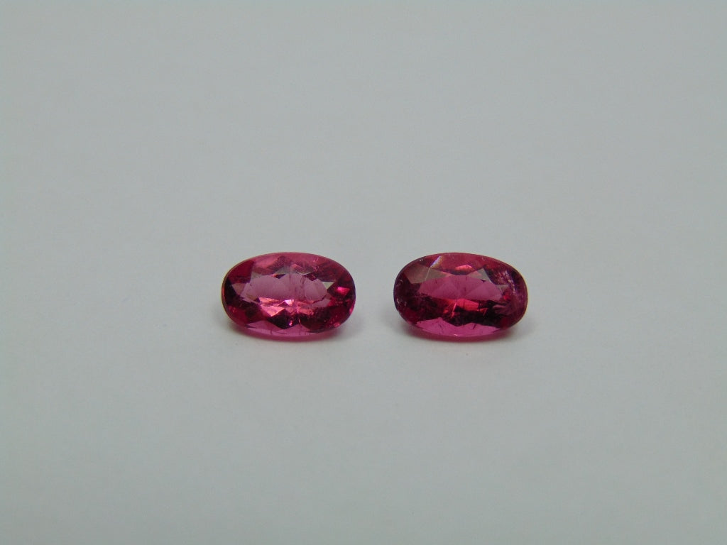 2.05ct Tourmaline Pair 8x5mm