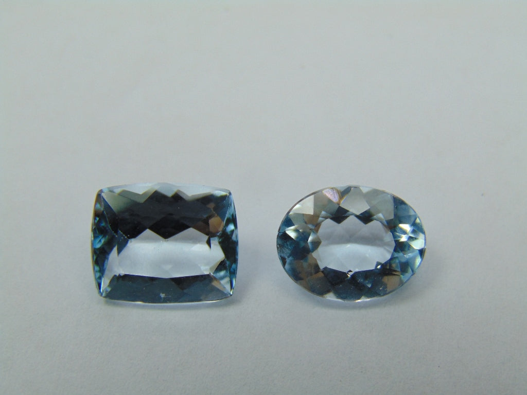 9ct Topaz Natural Color 12x9mm 12x8mm