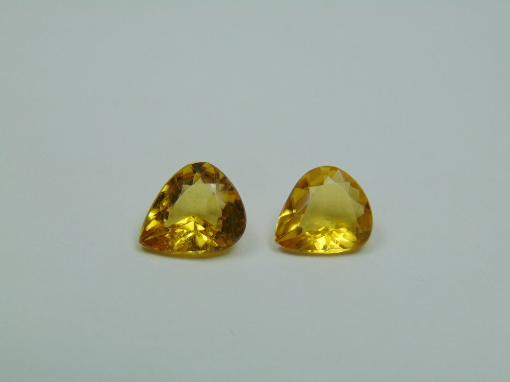 2.70ct Beryl Pair 9x8mm