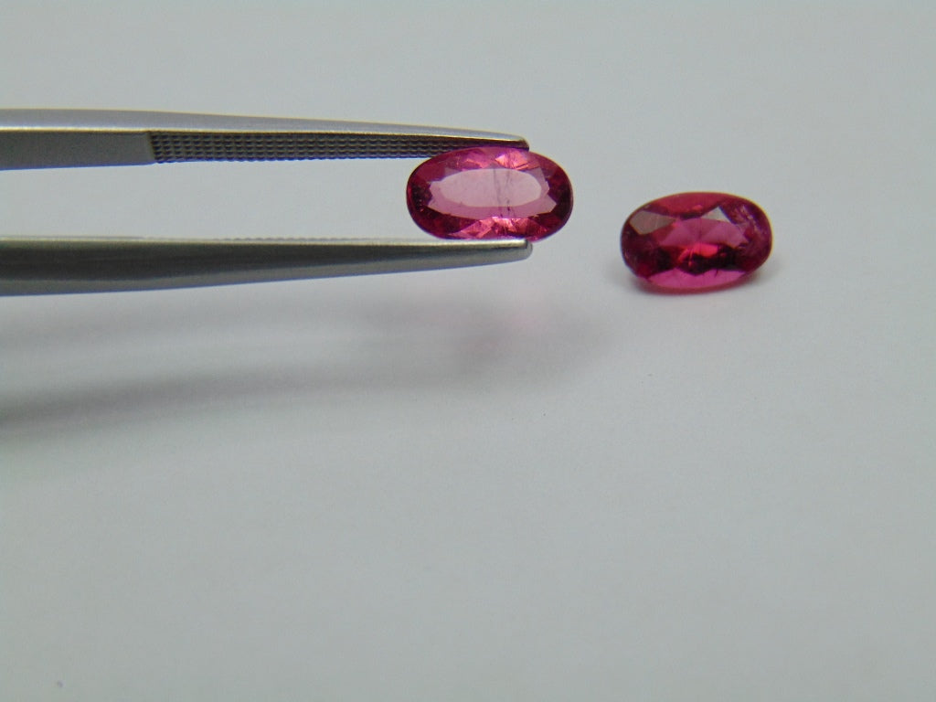 2.05ct Tourmaline Pair 8x5mm