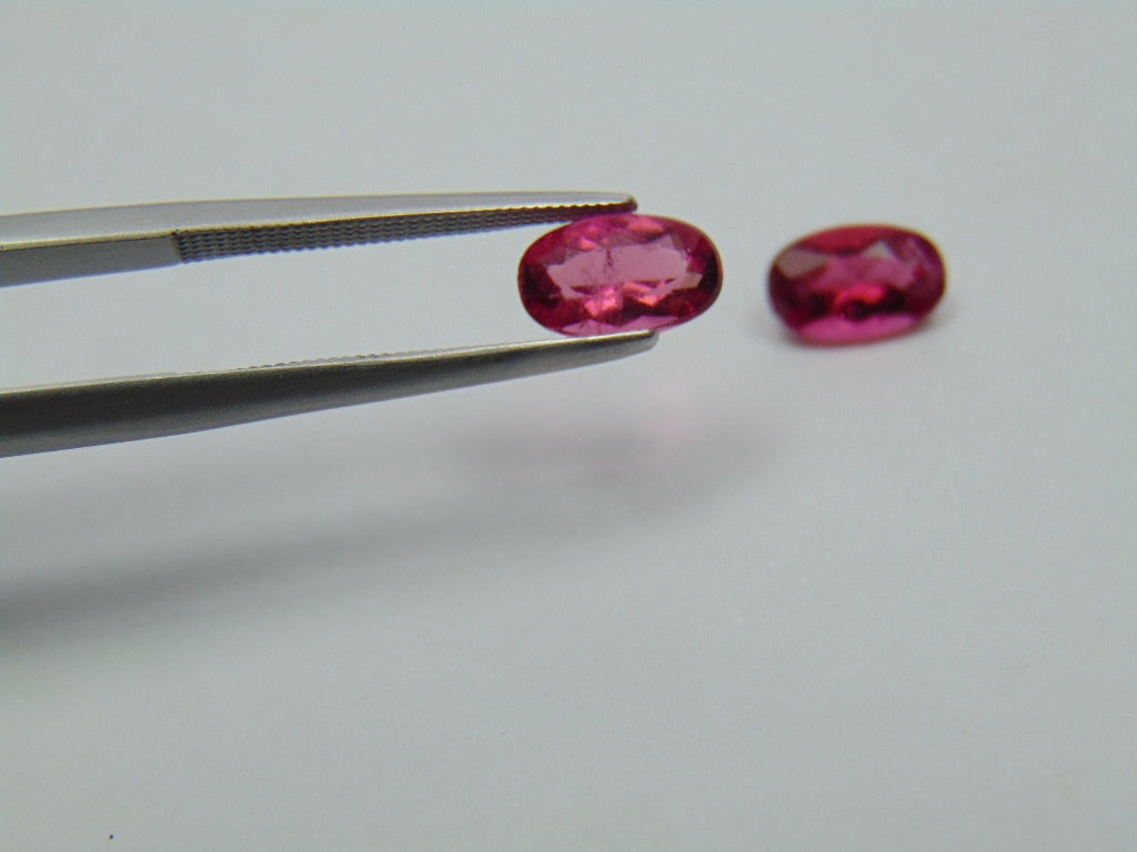 2.05ct Tourmaline Pair 8x5mm