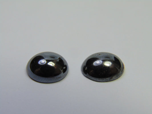18.45ct Hematite Cabochon 12.5x11mm 13x11mm