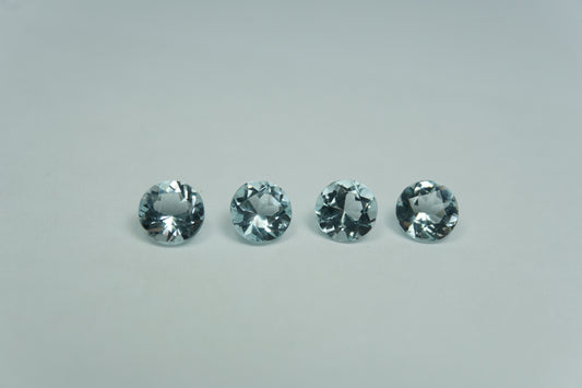2.25ct Aquamarines calibrated 5mm