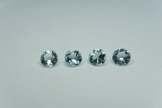 2.25ct Aquamarines calibrated 5mm