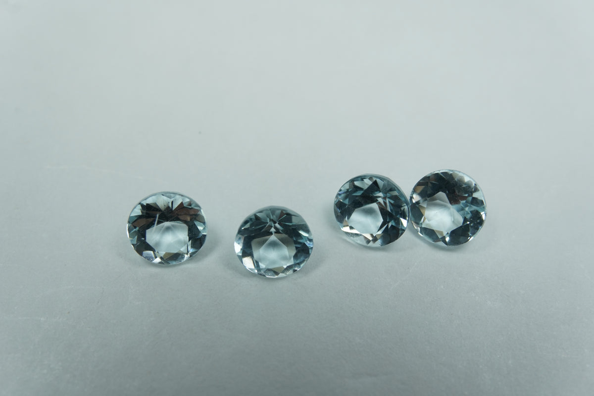 2.25ct Aquamarines calibrated 5mm