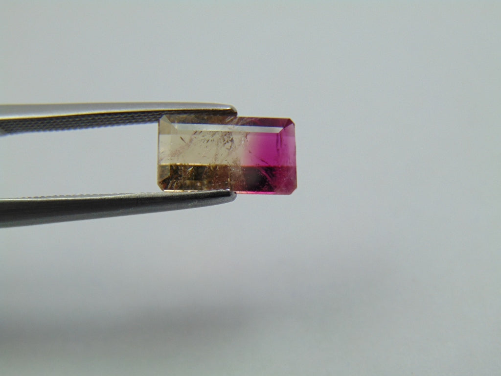 1.65ct Tourmaline Bicolor 10x6mm