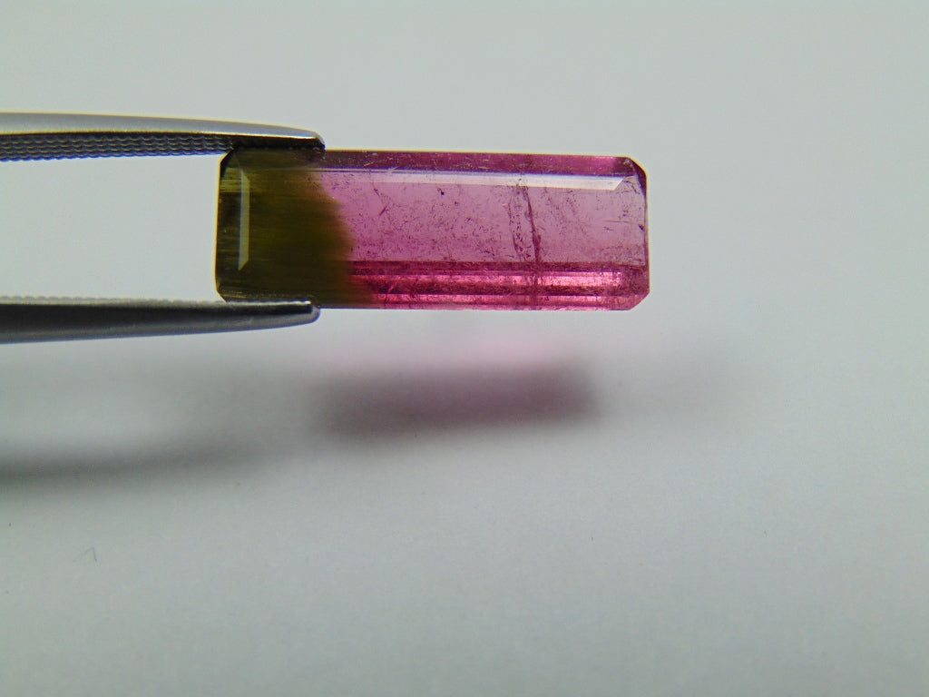 3.75ct Tourmaline Bicolor 17x6mm