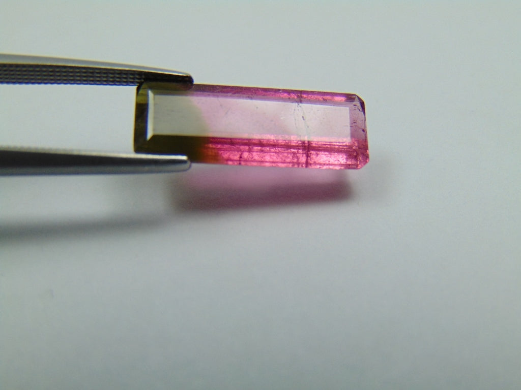 3.75ct Tourmaline Bicolor 17x6mm