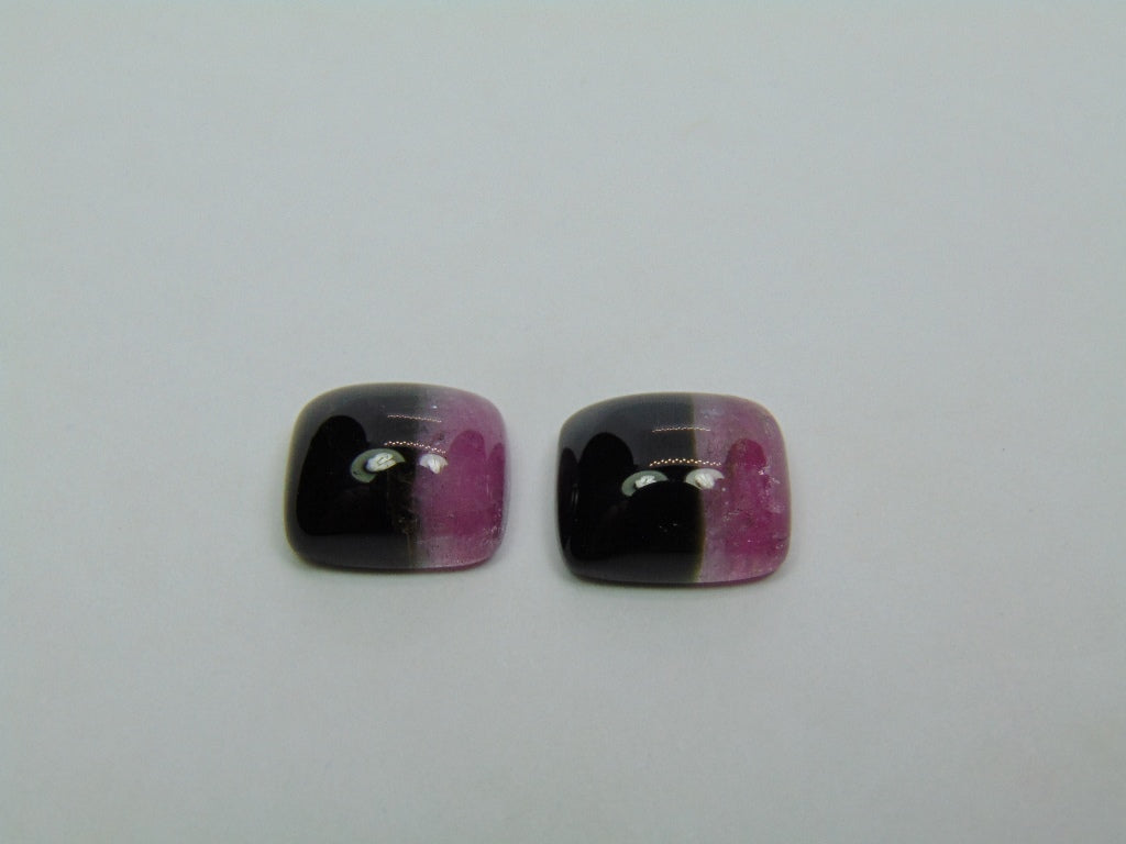 11.95ct Tourmaline Bicolor 12x10mm