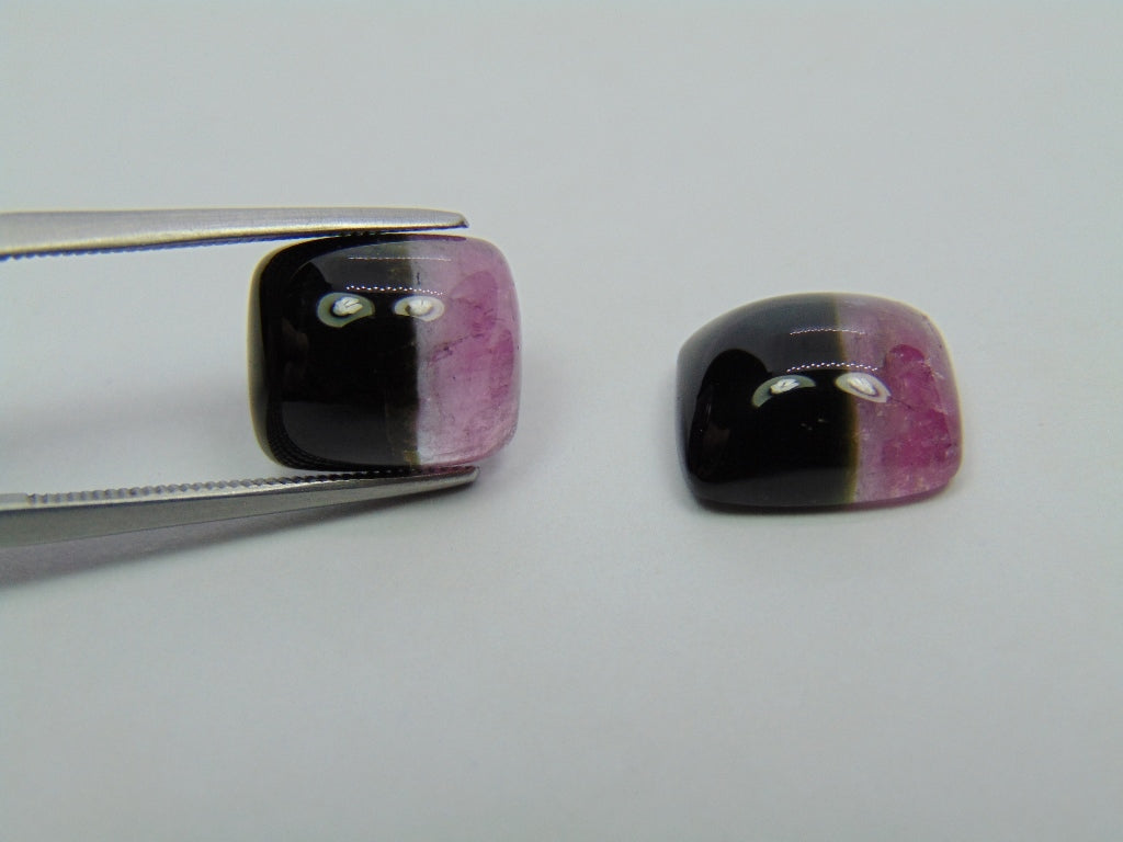 11.95ct Tourmaline Bicolor 12x10mm