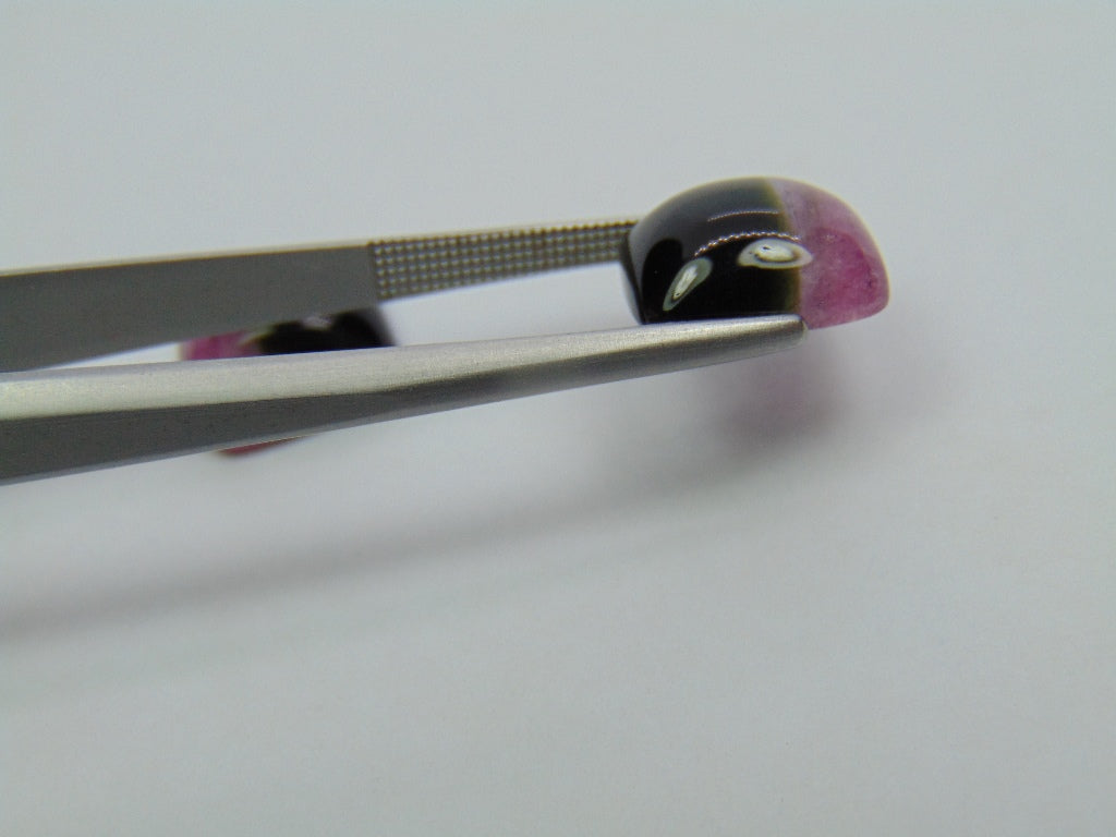 11.95ct Tourmaline Bicolor 12x10mm