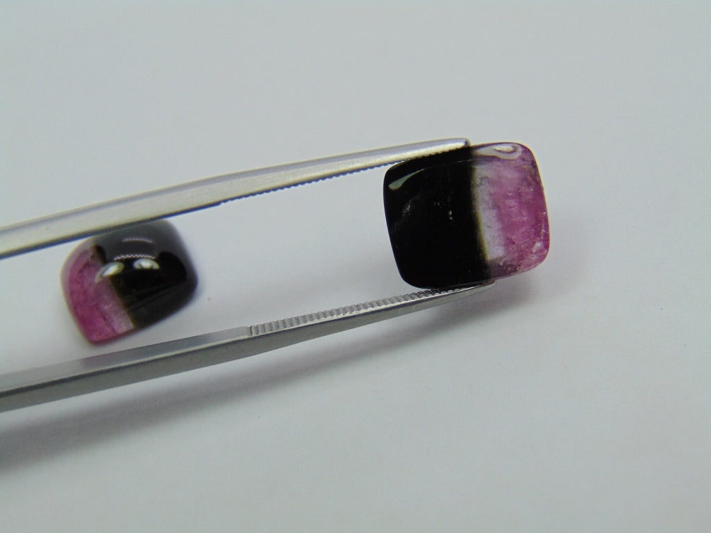 11.95ct Tourmaline Bicolor 12x10mm