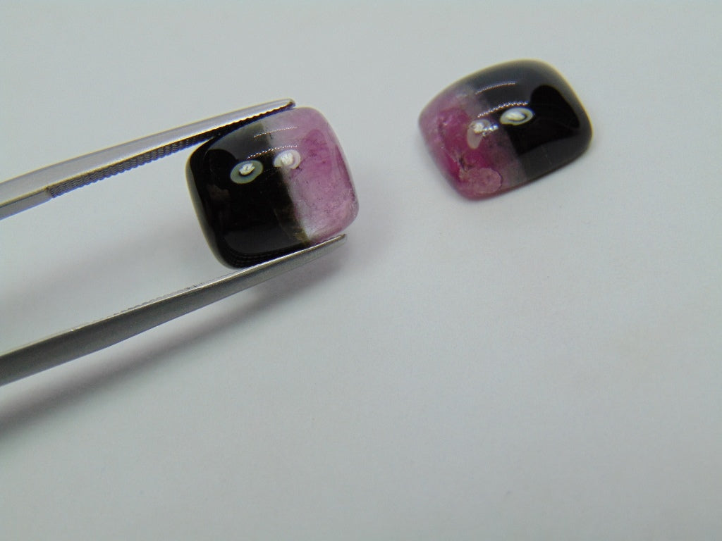 11.95ct Tourmaline Bicolor 12x10mm