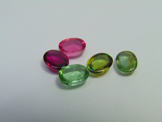 6.70ct Tourmaline Cabochon Mix