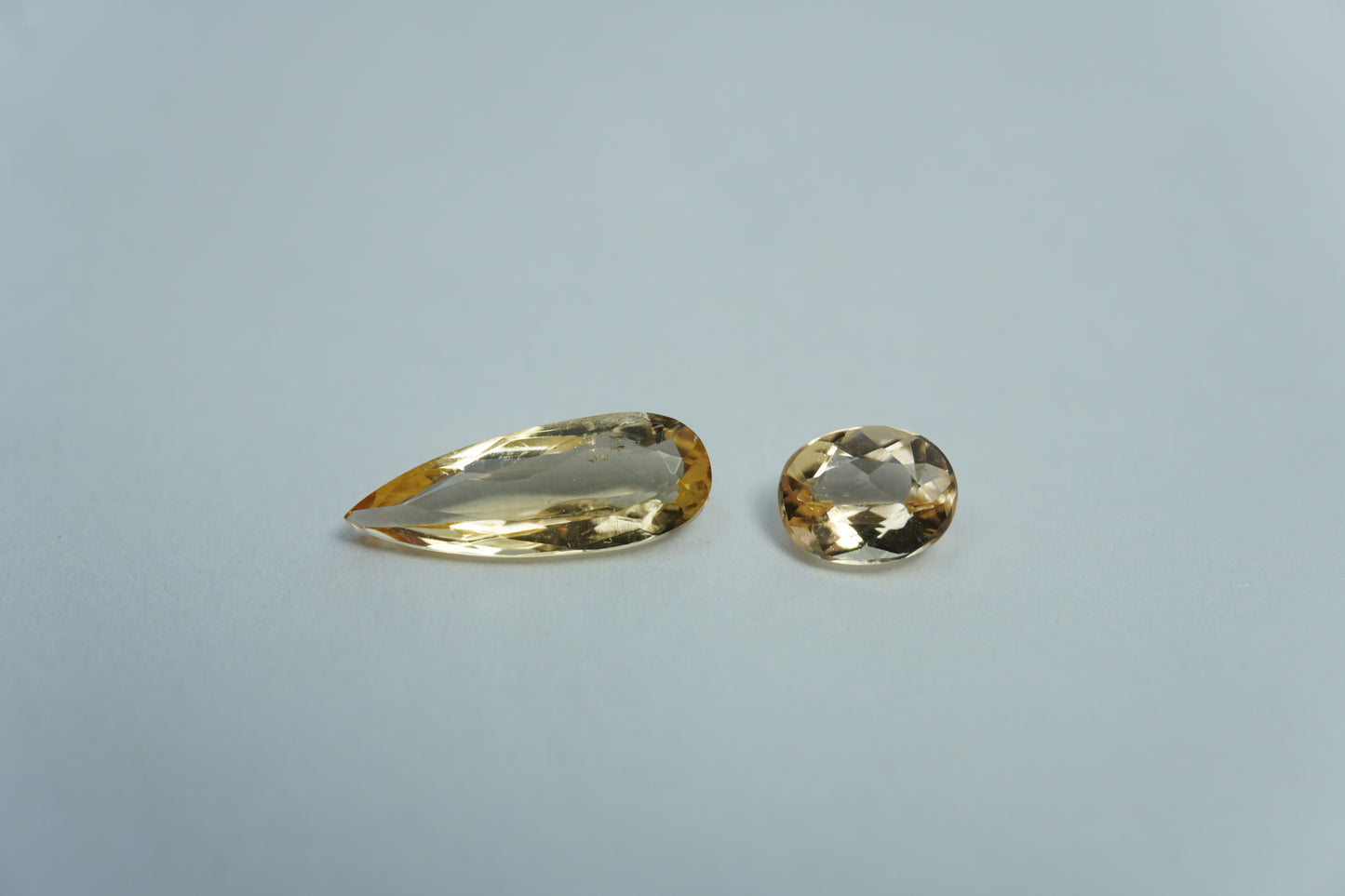 1.67ct Imperial topaz 6x4mm / 12x4mm