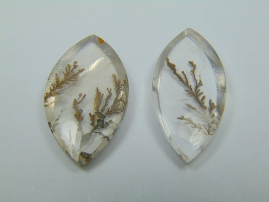 41.40ct Dendrite 32x18mm 33x16mm