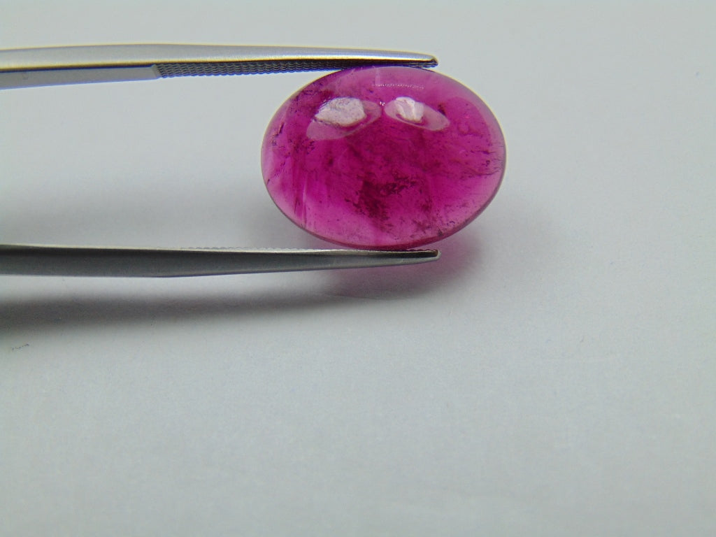 9.10ct Rubellite Cabochon 15x12mm