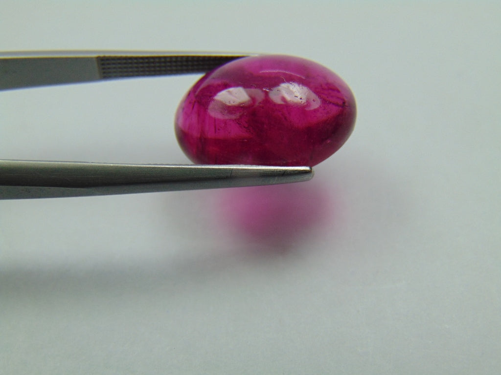 9.10ct Rubellite Cabochon 15x12mm