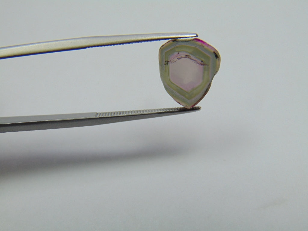 4.20ct Watermelon Tourmaline 12x11mm