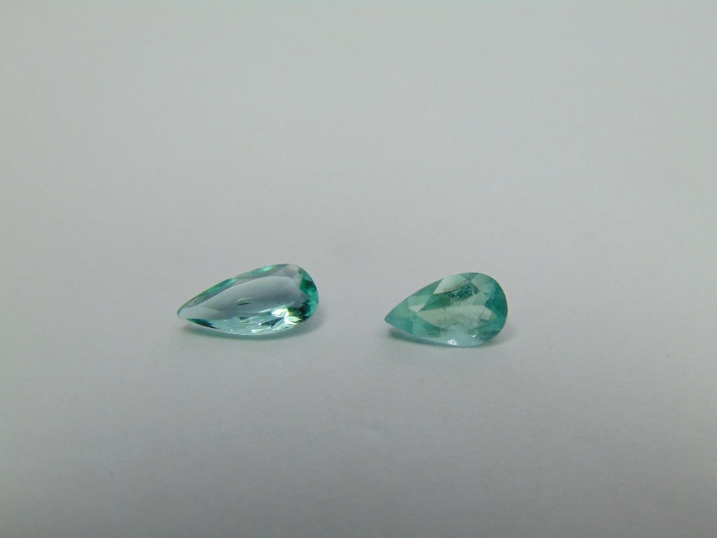 1.30ct Emerald 9x4mm 8x4mm