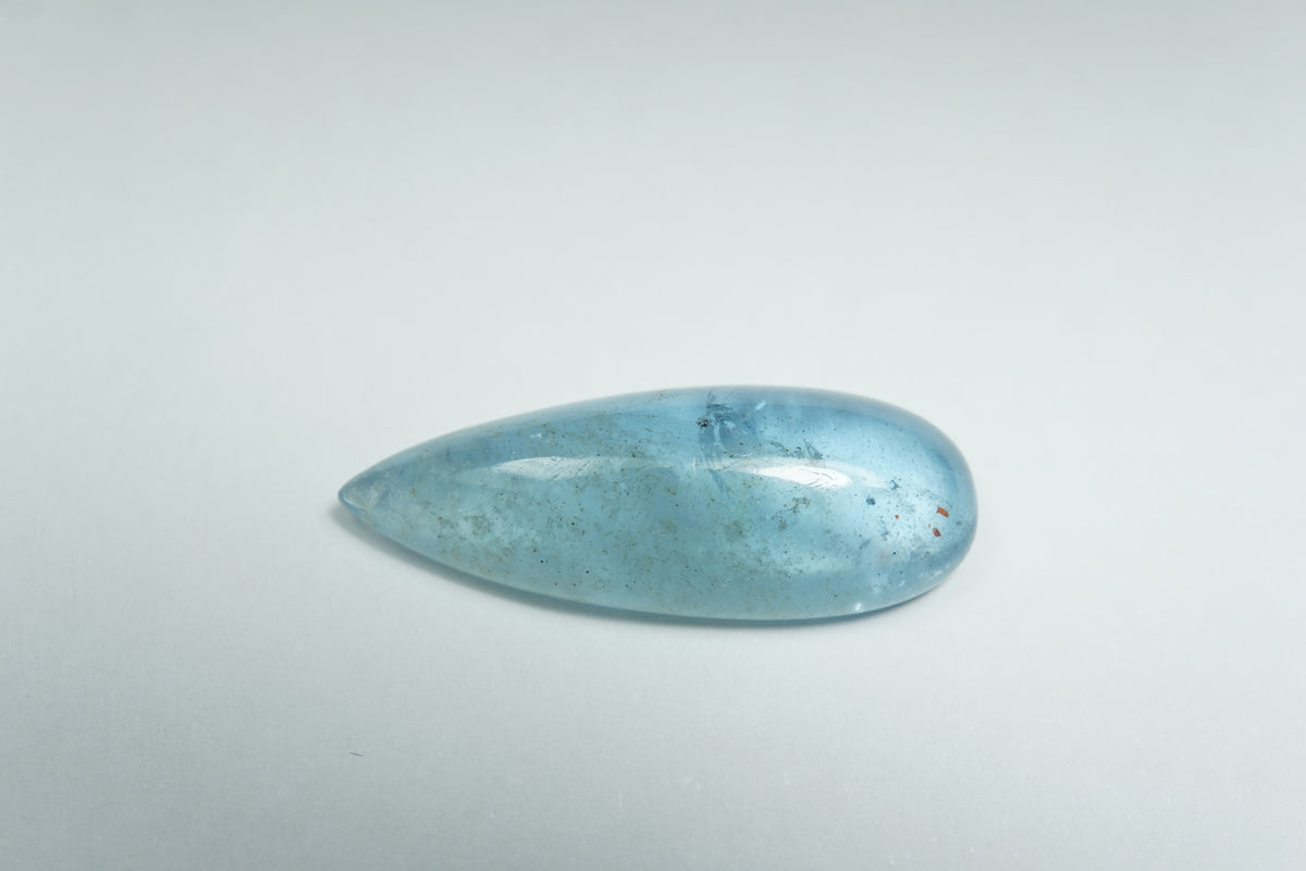 14.20ct Aquamarine cabochon 29x11mm