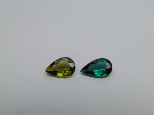 2.40ct Tourmaline 9x6mm 10x6mm