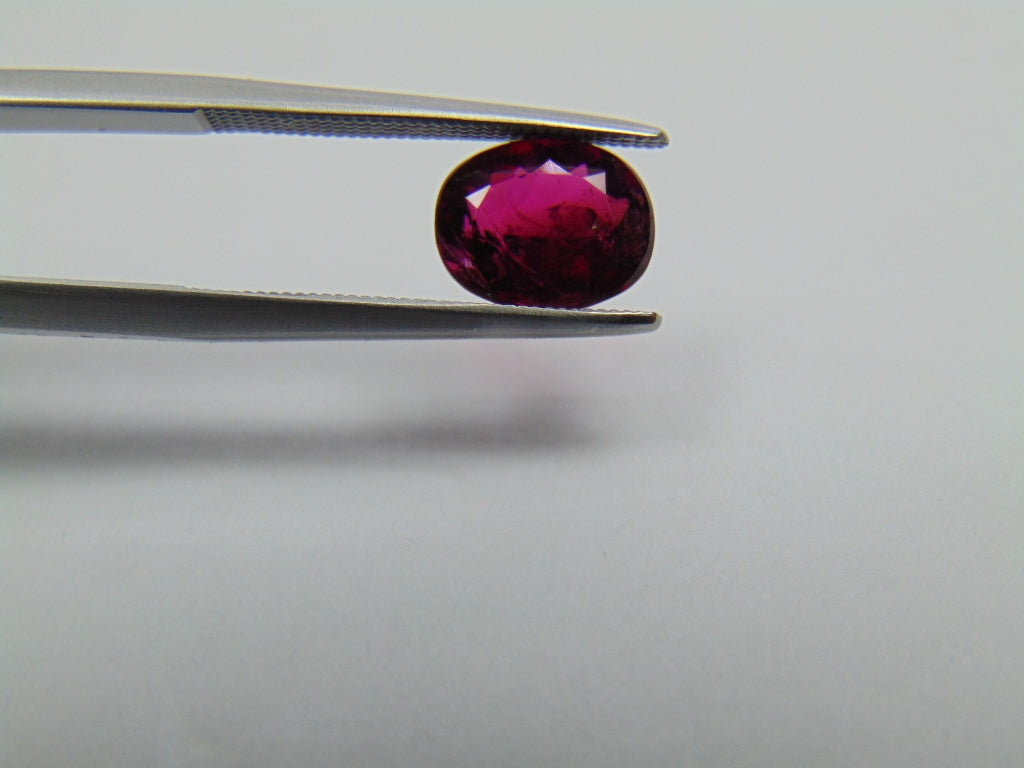 1.74ct Rubellite 8x7mm